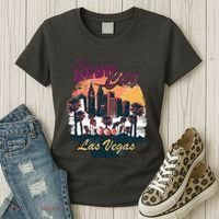 The Neon City Las Vegas Women's T-Shirt thumb 3