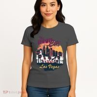 The Neon City Las Vegas Women's T-Shirt thumb 4