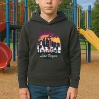 The Neon City Las Vegas Kids Hoodie thumb 2