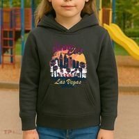 The Neon City Las Vegas Kids Hoodie thumb 3