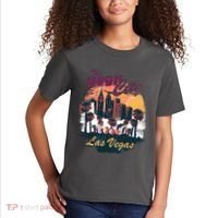 The Neon City Las Vegas Kids T-Shirt thumb 2