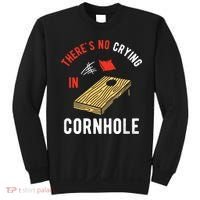 Theres No Crying In Cornhole Sweatshirt thumb 0