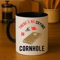 Theres No Crying In Cornhole Coffee Mug thumb 4