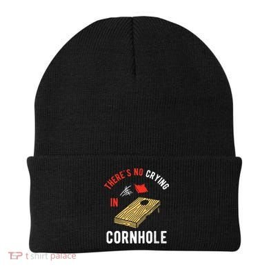 Theres No Crying In Cornhole Beanie