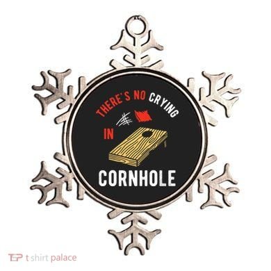 Theres No Crying In Cornhole Ornament