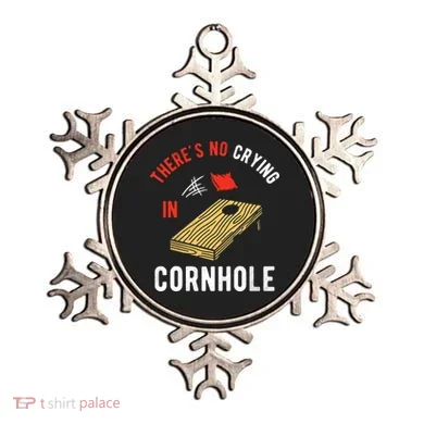 Theres No Crying In Cornhole Ornament