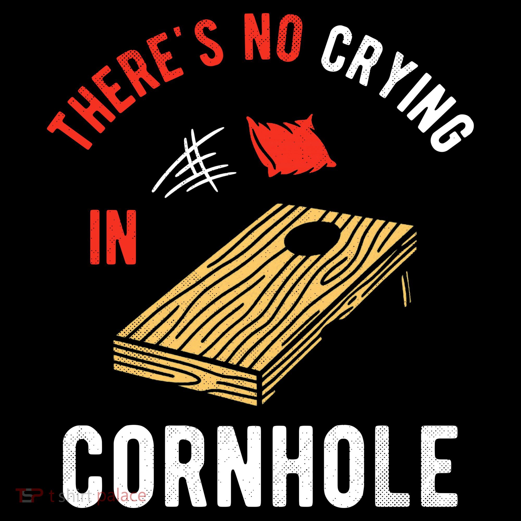 Theres No Crying In Cornhole Baby Bodysuit