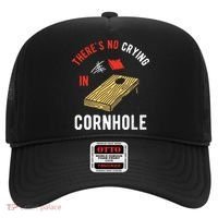 Theres No Crying In Cornhole Hat thumb 0