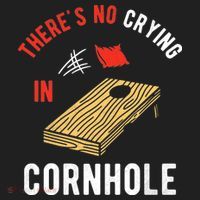 Theres No Crying In Cornhole Golf Towel thumb 3