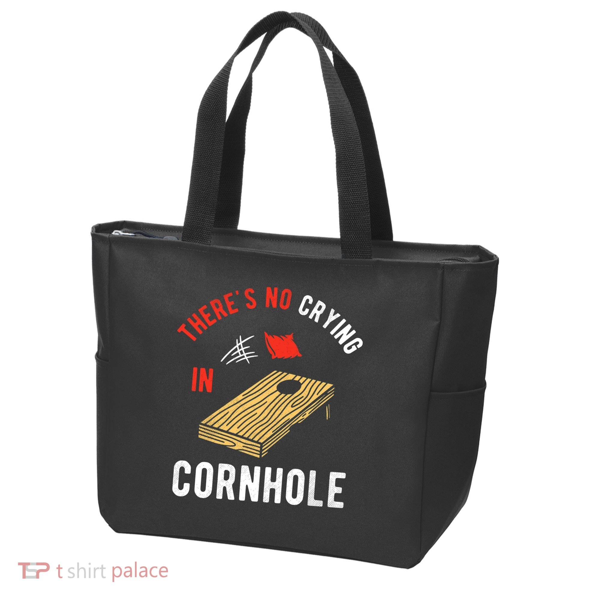 Theres No Crying In Cornhole Tote Bag