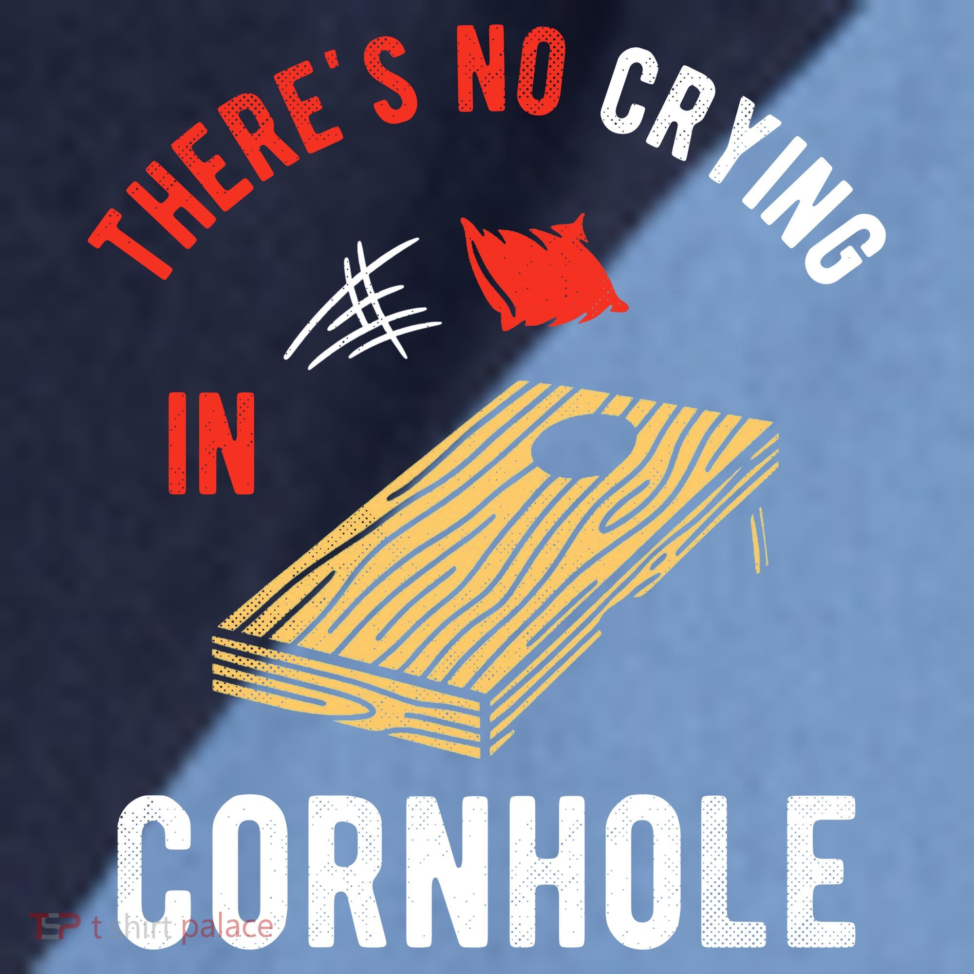 Theres No Crying In Cornhole Raglan Baseball Sleeve Shirt