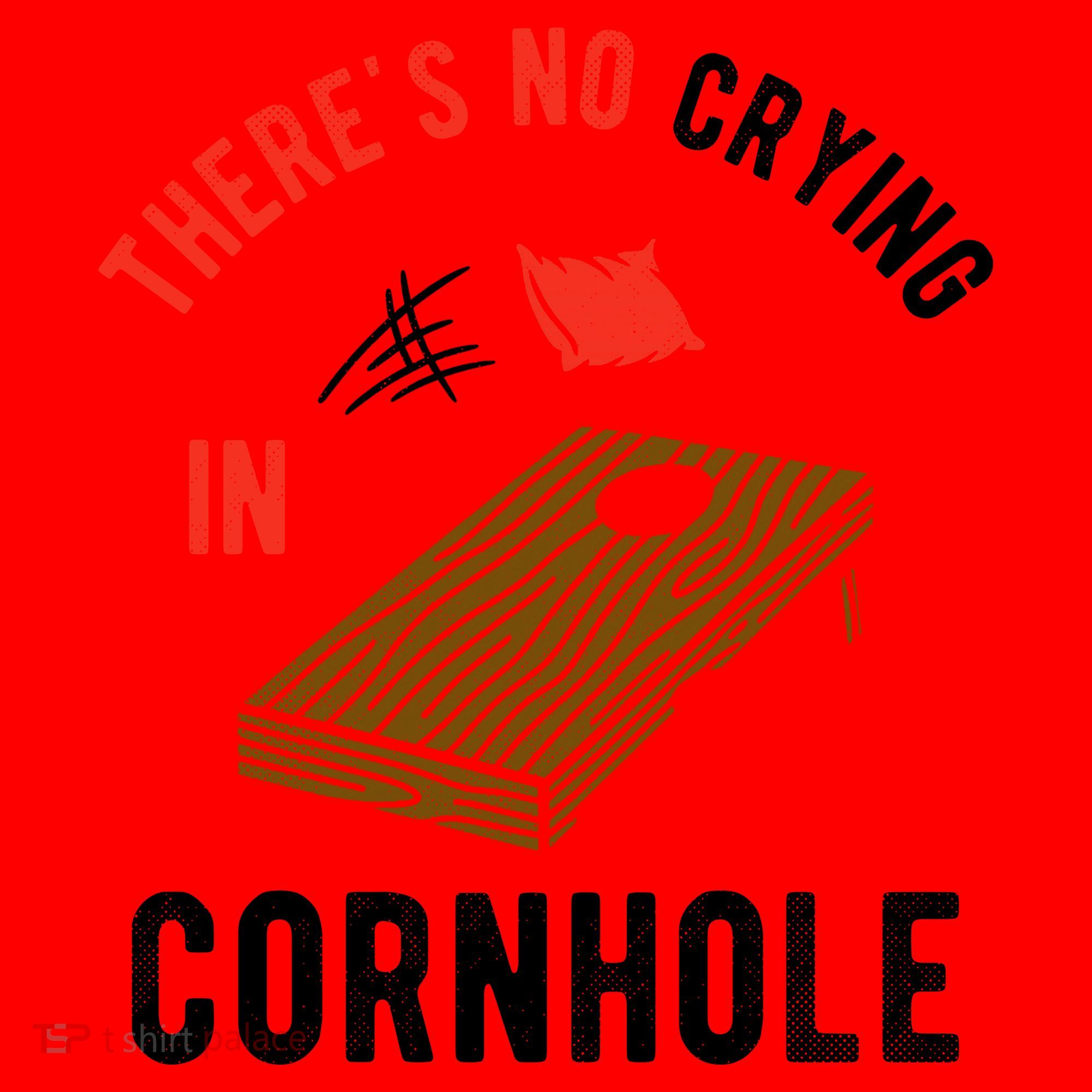 Theres No Crying In Cornhole Santa Hat