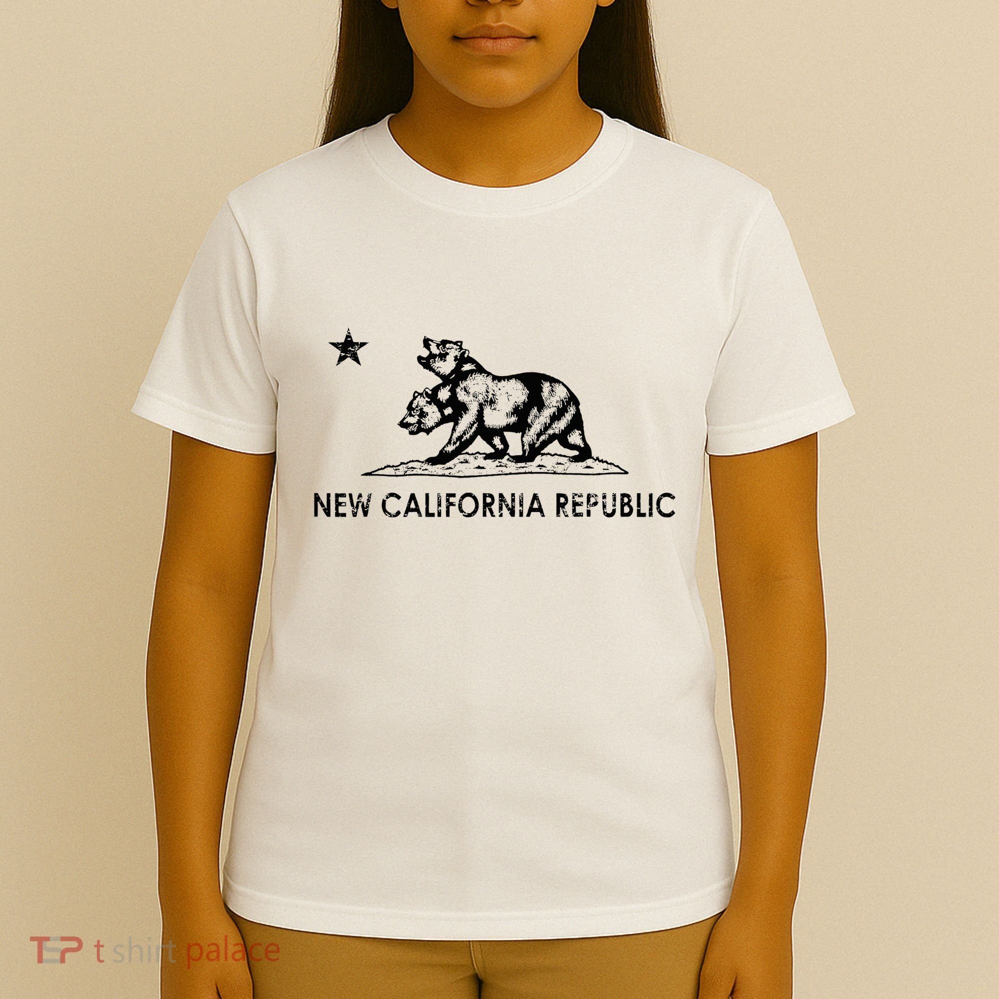 The New California Republic Flag Cosplay Fandom Space T-Shirt