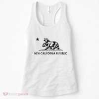 The New California Republic Flag Cosplay Fandom Space Women's Tank Top thumb 0
