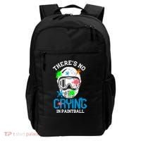 There's No Crying In Paintball Funny Face Game Paintball Great Gift Backpack thumb 0