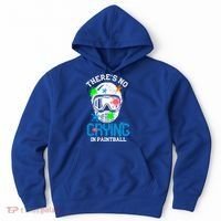 There's No Crying In Paintball Funny Face Game Paintball Great Gift Hoodie thumb 0