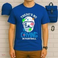 There's No Crying In Paintball Funny Face Game Paintball Great Gift T-Shirt thumb 6