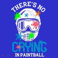 There's No Crying In Paintball Funny Face Game Paintball Great Gift Women's Tank Top thumb 5