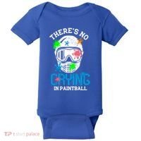 There's No Crying In Paintball Funny Face Game Paintball Great Gift Baby Bodysuit thumb 0