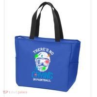 There's No Crying In Paintball Funny Face Game Paintball Great Gift Tote Bag thumb 3