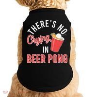 There's No Crying In Beer Pong Doggie Tank thumb 0