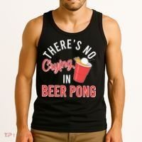 There's No Crying In Beer Pong Tank Top thumb 3