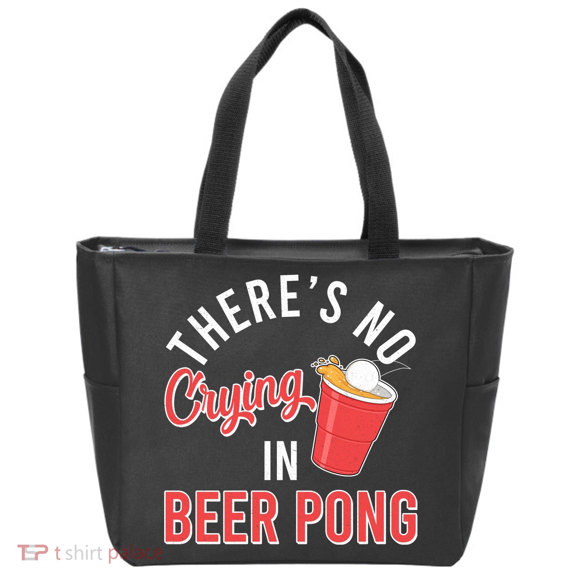 There's No Crying In Beer Pong Tote Bag