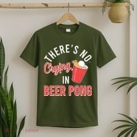 There's No Crying In Beer Pong T-Shirt thumb 2