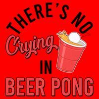 There's No Crying In Beer Pong Santa Hat thumb 1
