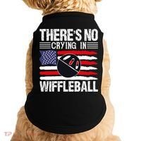 There's No Crying In Wiffleball Player Funny Doggie Tank thumb 0