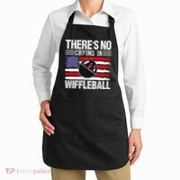 There's No Crying In Wiffleball Player Funny Apron thumb 2