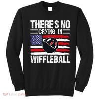 There's No Crying In Wiffleball Player Funny Sweatshirt thumb 0