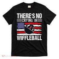 There's No Crying In Wiffleball Player Funny T-Shirt thumb 0
