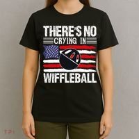 There's No Crying In Wiffleball Player Funny T-Shirt thumb 4