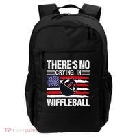 There's No Crying In Wiffleball Player Funny Backpack thumb 0
