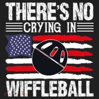 There's No Crying In Wiffleball Player Funny Beanie thumb 2
