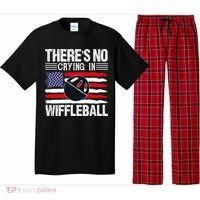 There's No Crying In Wiffleball Player Funny Pajama Set thumb 0