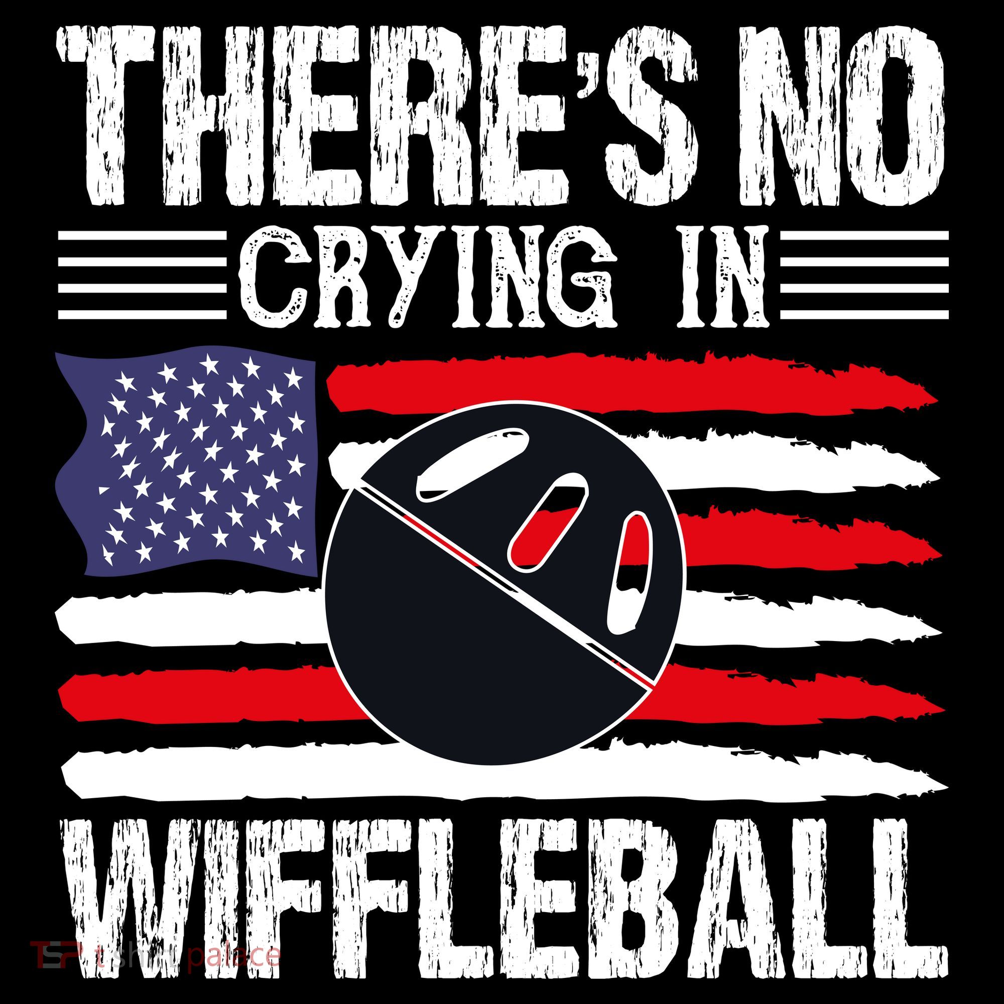 There's No Crying In Wiffleball Player Funny Women's Hoodie
