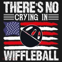 There's No Crying In Wiffleball Player Funny Mousepad thumb 1
