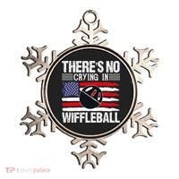 There's No Crying In Wiffleball Player Funny Ornament thumb 0