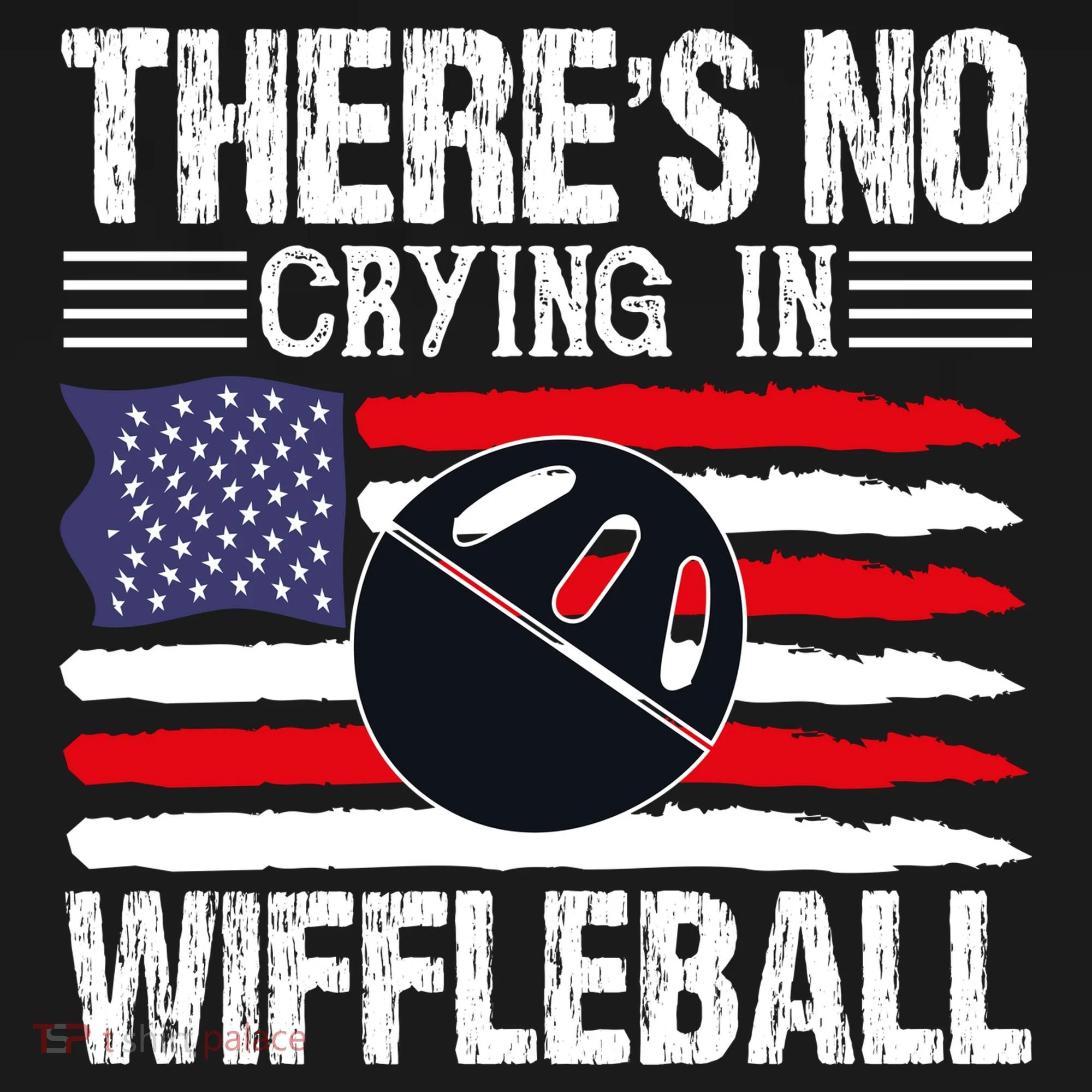 There's No Crying In Wiffleball Player Funny Ornament