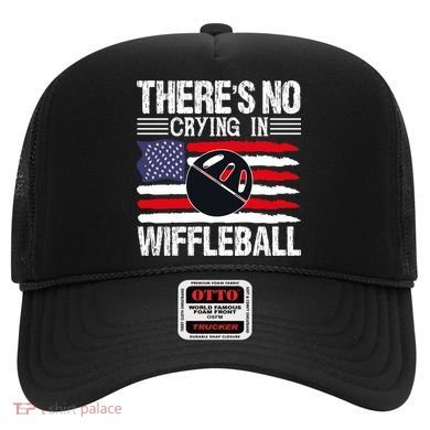 There's No Crying In Wiffleball Player Funny Hat