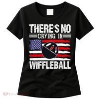 There's No Crying In Wiffleball Player Funny Women's T-Shirt thumb 0