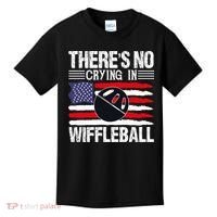 There's No Crying In Wiffleball Player Funny Kids T-Shirt thumb 0