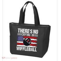 There's No Crying In Wiffleball Player Funny Tote Bag thumb 3
