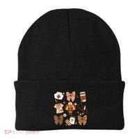 Thanksgiving Nurse Coquette Bow Ed Er Rn Fall Nursing Beanie thumb 0