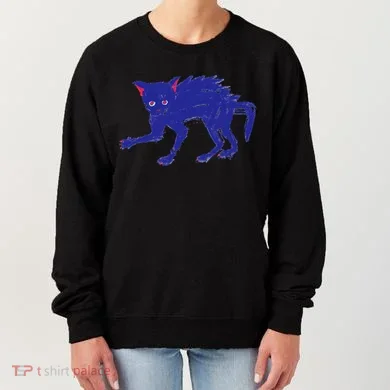Threadless Nate Christenson Expressionist Cat Women's Sweatshirt