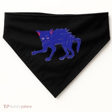 Threadless Nate Christenson Expressionist Cat USA-Made Doggie Bandana