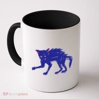 Threadless Nate Christenson Expressionist Cat Coffee Mug thumb 0