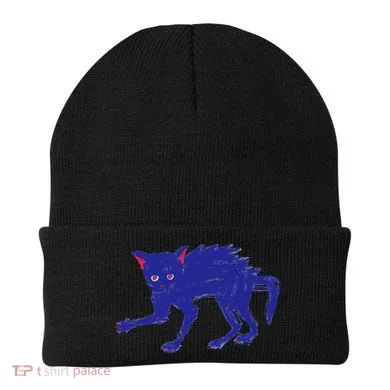 Threadless Nate Christenson Expressionist Cat Beanie